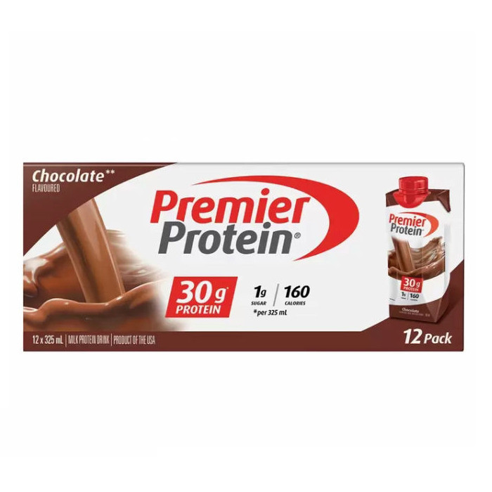Premier Protein 巧克力風味蛋白飲 325毫升 X 12入 D1454974