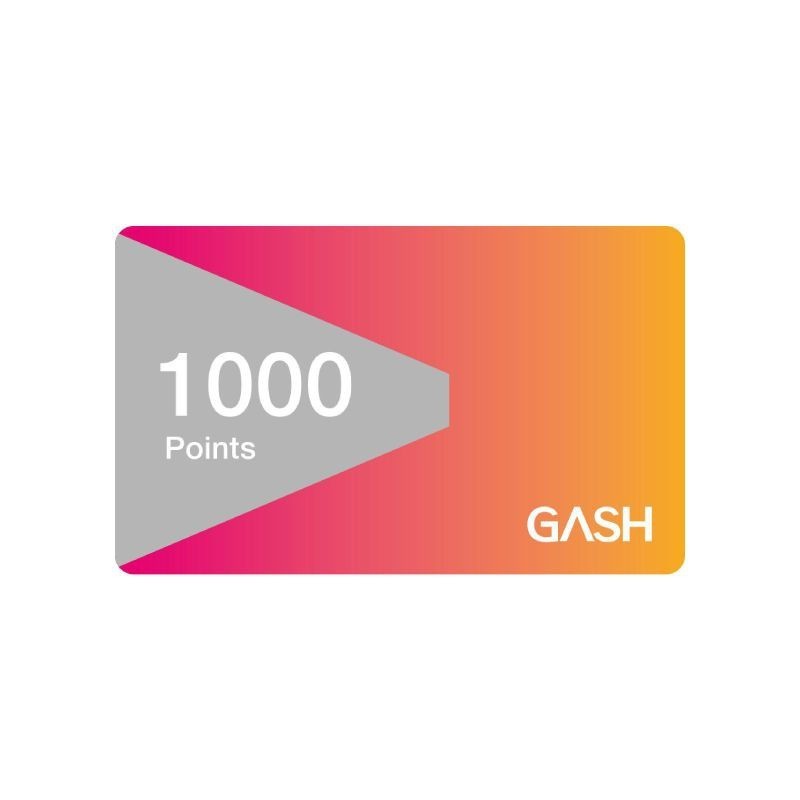 Gash Point 1000點 | 經銷授權 系統發號 官方旗艦店