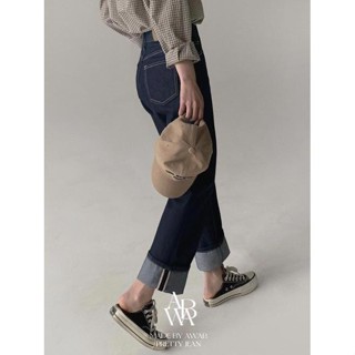 【Codibook】韓國 AWAB (pretty jean)車線直筒原色牛仔褲［預購］牛仔褲 女裝