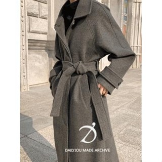 【Codibook】韓國 DAILYJOU 綁帶大衣大衣［預購］女裝