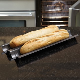 台灣現貨 英國《Master》不沾雙槽法國麵包烤盤(39cm) | 點心烤模