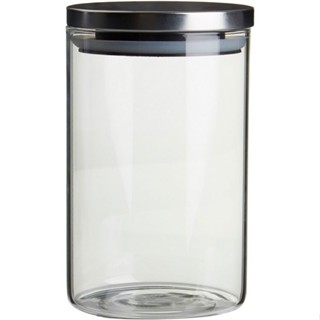 台灣現貨 英國《Premier》玻璃密封罐(亮銀950ml) | 保鮮罐 咖啡罐 收納罐 零食罐 儲物罐