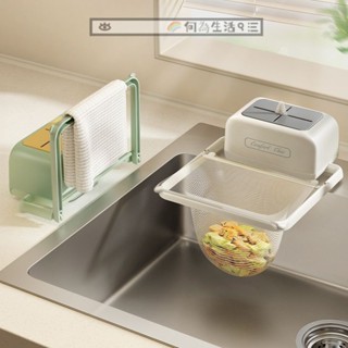 免運 三角水槽瀝水籃 水槽瀝水架 吸盤式置物架 廚房收納 水槽籃 瀝水籃 菜瓜佈架 海綿架 多功能瀝水籃 清洗籃