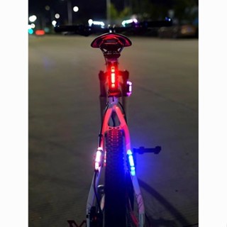 個性潮流自行車尾燈自行車尾燈公路車山地車燈可充電LED警示燈夜騎 騎行裝備單車燈