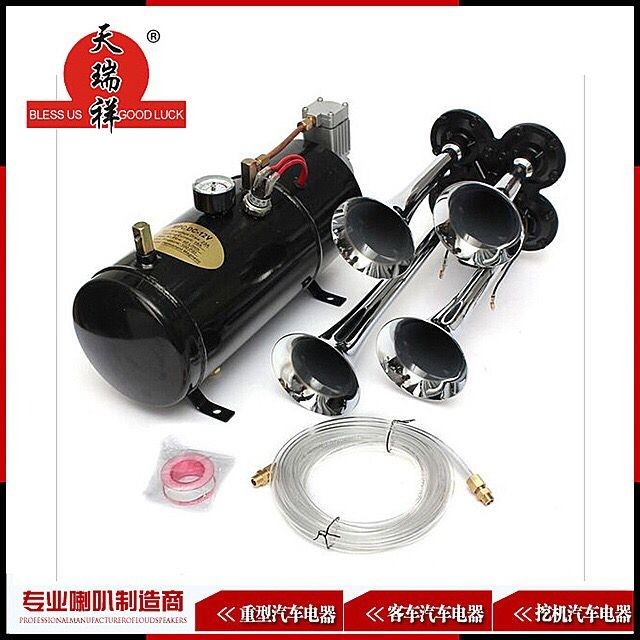 四管氣喇叭改限定裝車氣泵12V 150psi 3L/6L氣罐空氣壓縮機空壓機新品