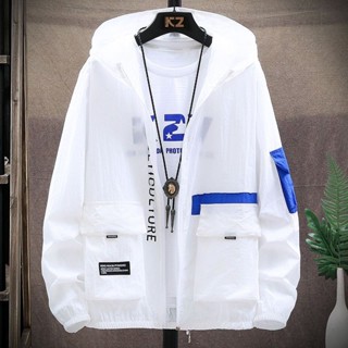 防曬服 冰絲防曬 防曬外套夏季男士防曬衣超薄皮膚衣防曬服男夾克透氣防紫外線釣魚服外套