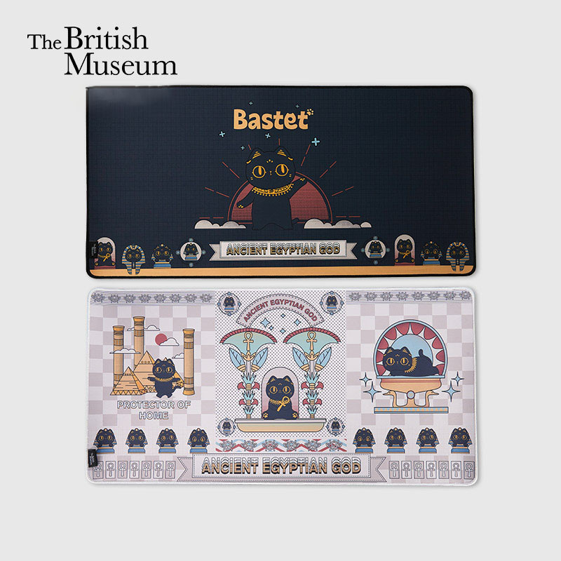 ❃大英博物館安德森貓和她的朋友們巴斯特萌貓超大滑鼠墊送