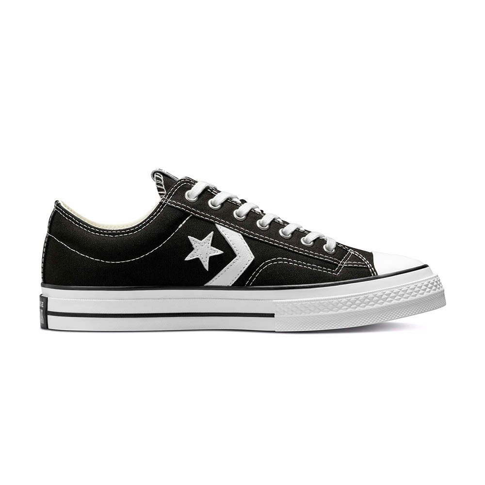 Converse STAR PLAYER 76 男女鞋 黑色 復古 低筒 休閒鞋 A01607C