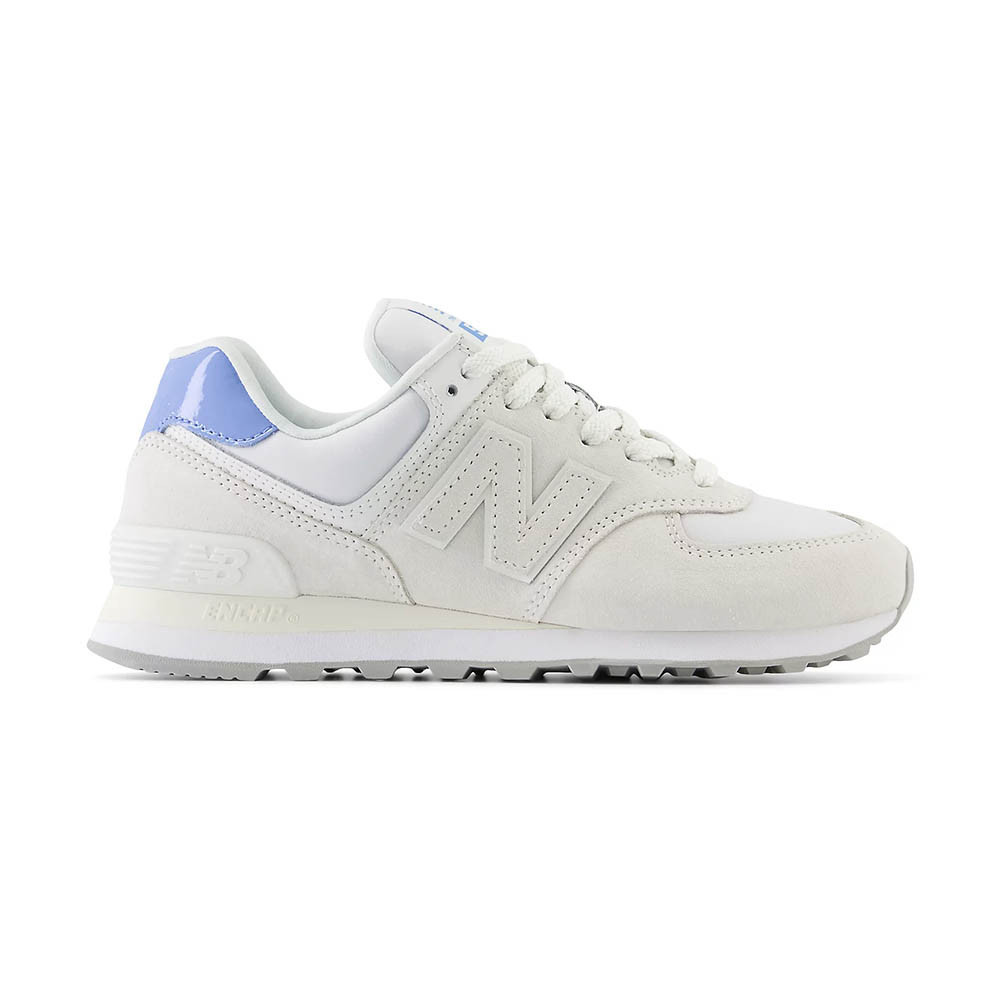 New Balance 574 女鞋 米白粉 B楦 漆皮 休閒鞋 復古鞋 WL5742BC