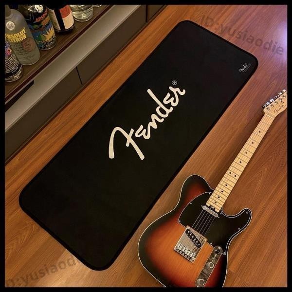 地毯地墊Fender吉他墊子搖滾地毯周邊琴行排練酒吧音箱樂器維修桌面墊家用空間裝飾選擇 &lt;小芯ahCL&gt;
