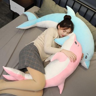 TT 鯨魚海豚布娃娃毛絨玩具公仔少女心可愛女孩睡覺抱枕玩偶生日禮物 玩偶海豚 睡覺抱枕 海豚娃娃 毛絨玩具 海豚 熱銷推