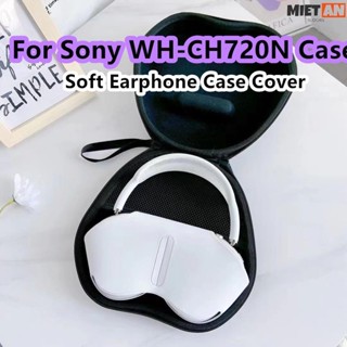 MIETAN-! 適用於索尼 WH-CH720N 耳機套大容量卡通適用於索尼 WH-CH720N 耳機耳墊收納包外殼盒