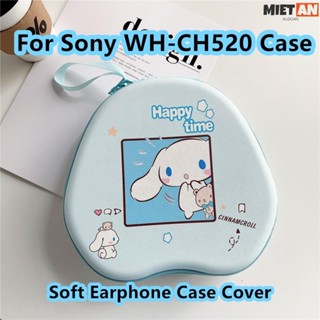 MIETAN-適用於索尼 Wh-ch520 耳機盒耐磨防污適用於索尼 WH CH520 耳機耳墊收納包外殼盒