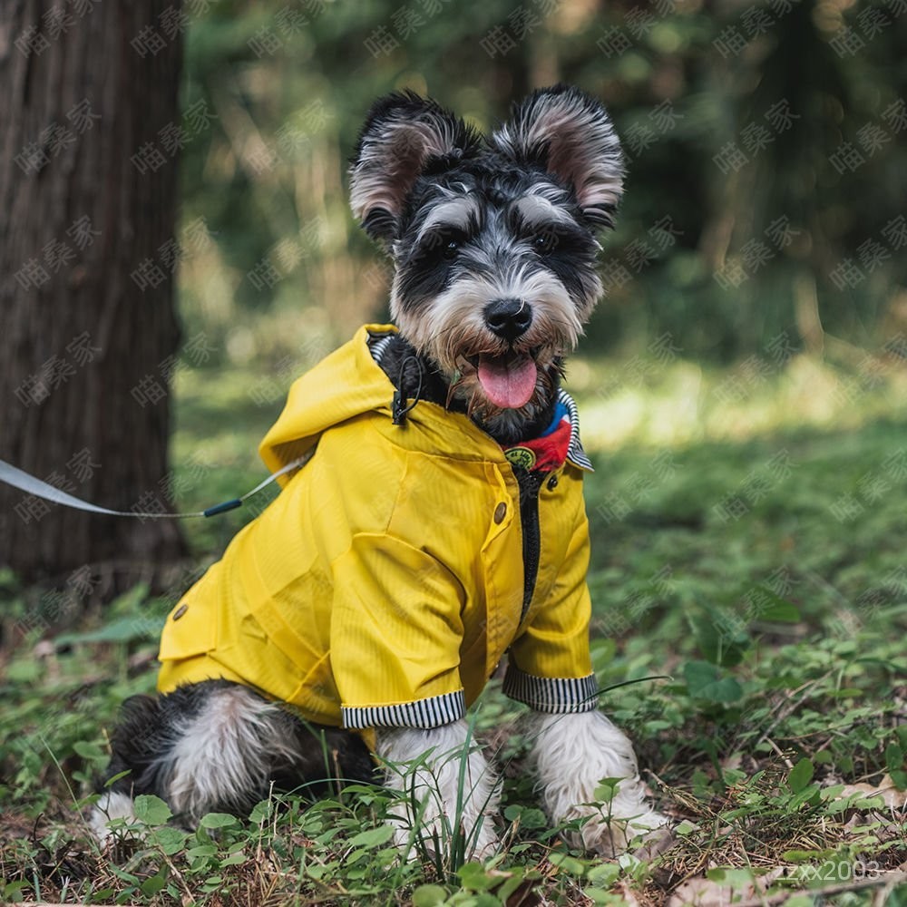 🔥嚴選好物 🔥 狗狗衝鋒衣防風防雨夾剋連帽柯基柴犬保暖潮酷外套寵物服飾防寒 ACD9