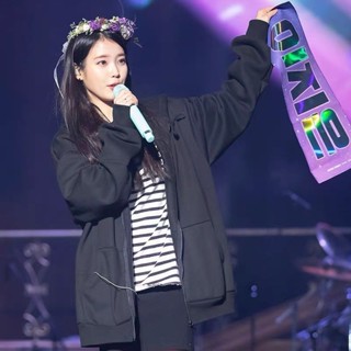 【Sweet Oversize】灰色開衫衛衣女連帽2022春秋新款bf慵懶風拉鏈大碼胖mm學生外套潮