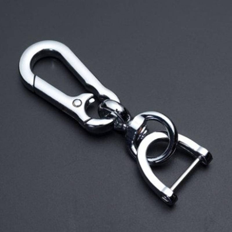 【SYM】汽車鑰匙扣 8字型馬蹄 鑰匙扣 男女創意禮品 掛腰鑰匙扣 簡約 可拆鎖匙鏈吊飾 汽車鑰匙鏈