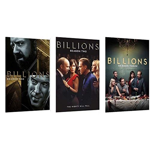 盒裝光碟 美劇DVD：億萬 一、二、三、四季/財富戰爭 1-4季/Billions 8碟 DVD光碟片/NEW賣場