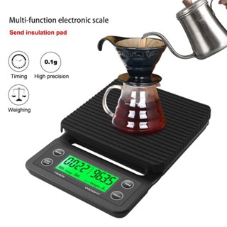 Drip Coffee Scale Timer Portable Electronic Digital Kitchen