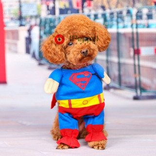 【Peppa】狗狗超人裝 貓咪超人衣服 寵物變裝服 披風寵物變身裝 泰迪衣服 超人變身裝 寵物服飾 狗衣服 狗狗
