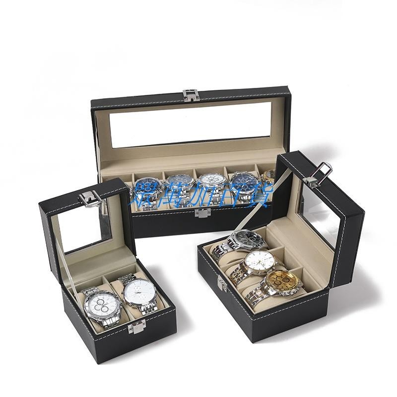 ☂手錶收納盒☂ 爆款 手錶盒 收納盒 子家用簡約高檔禮物包裝 展示盒 一件式放眼鏡盒的墨鏡箱