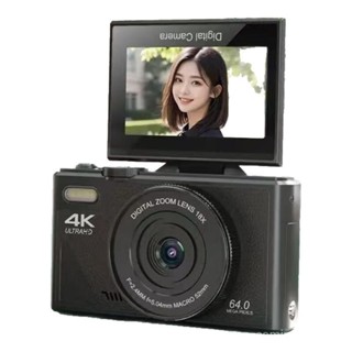 佳*能（Canon）學生數碼相機 4K高清傢用旅遊微單女複古CCD照相機 屏幕翻蓋相機
