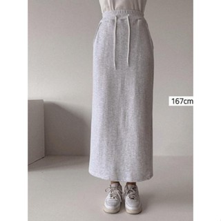 【Codibook】韓國 Qnigirls Juri口袋鬆緊長裙［預購］裙子 女裝