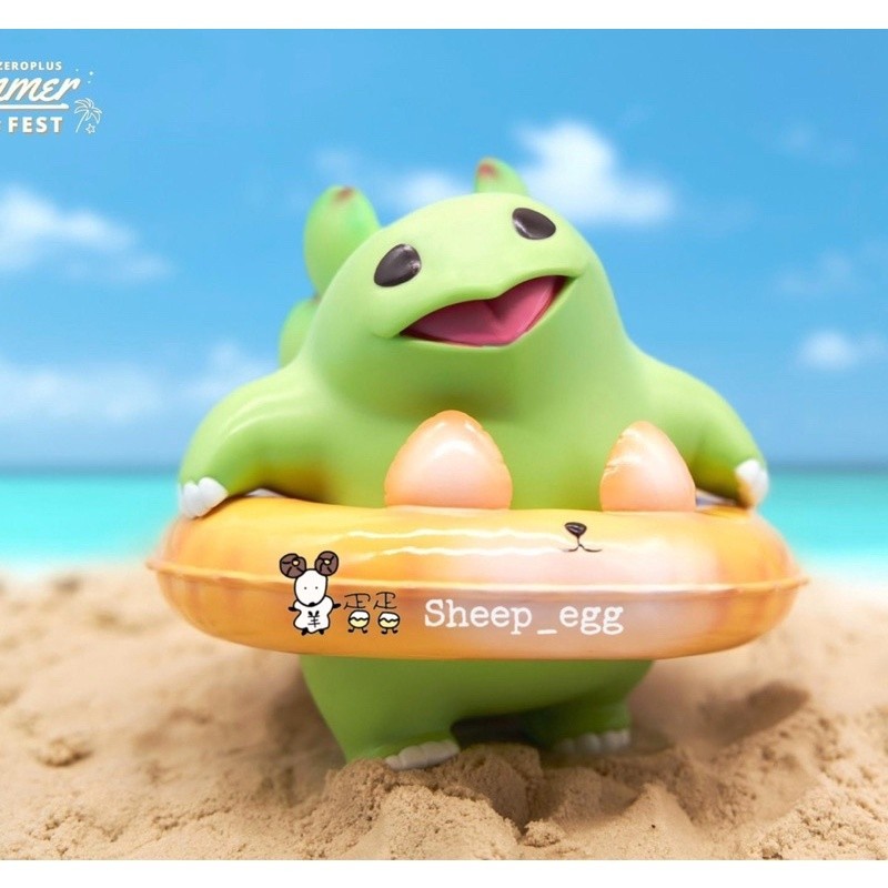 『現貨』羊蛋蛋 轉蛋 扭蛋 盒玩 正版 Toyzeroplus Dog together 泳圈貝波 泳圈 貝波 公仔
