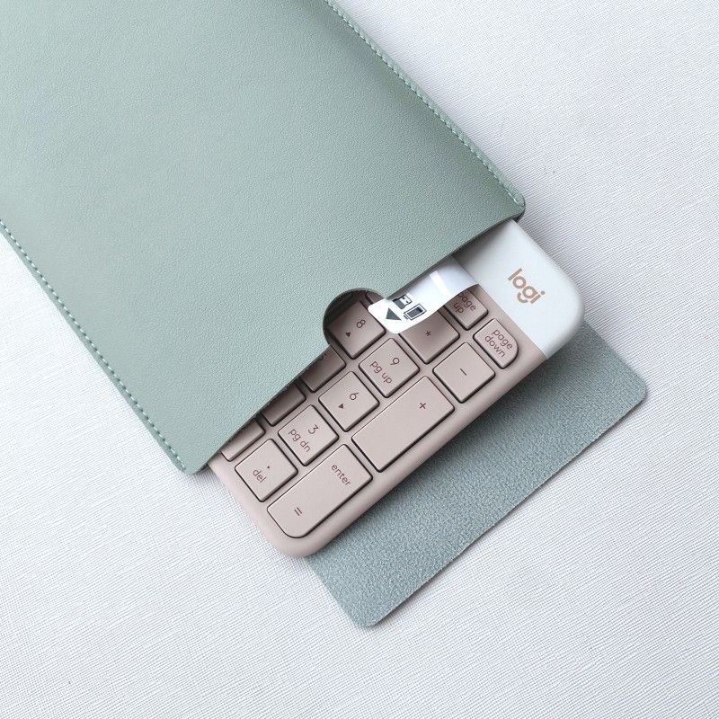 ‹鍵盤包› 適用於羅技K580鍵盤包皮質保護套無線藍牙鍵盤收納袋防水防塵輕薄1046