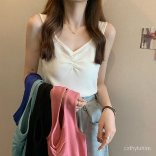✨新品特價✨大碼弔帶背心女2-300斤特大碼弔帶外穿夏季2022年新款v領上衣百搭針織打底背心女 PPHN