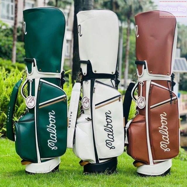 高爾夫球杆袋 高爾夫槍包 男女通用便攜式練習袋 球包 高爾夫球杆保護套 球包套帶拖輪 韓國MALBONgolf高爾夫球包