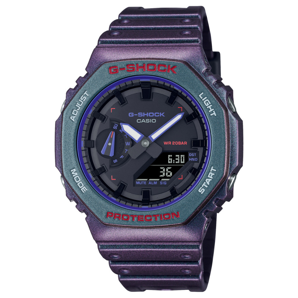 日版新品★CASIO G-SHOCK絕對強悍金屬銀色外觀塗裝 GA-2100AH-6AJF GA-2100AH-6A