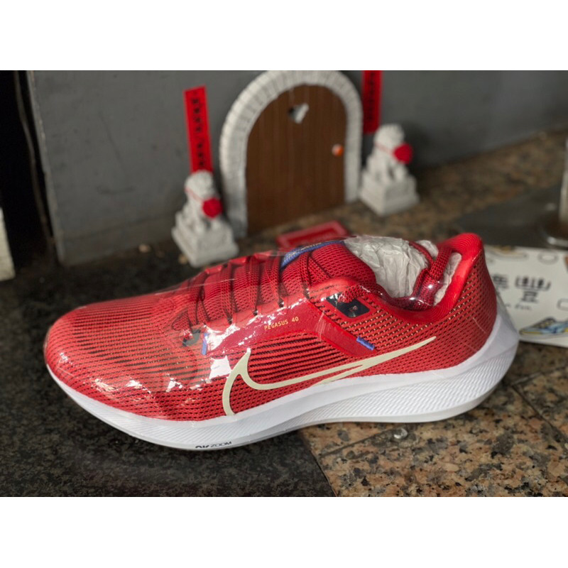 慶豐體育👟 NIKE 耐吉 AIR ZOOM PEGASUS 40 男款 慢跑鞋 運動鞋 紅色DV3853600