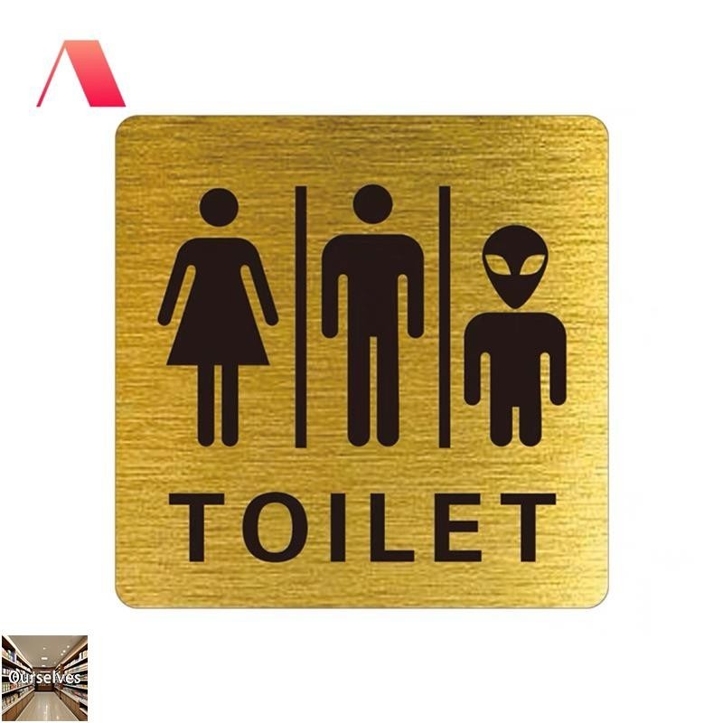 可客製 廁所牌 不銹鋼洗手間標示牌 指示牌 歡迎牌 商業空間 開店必備