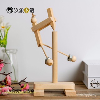💗桃園出庫💗創意禮物平衡鳥工藝品 兒童經典玩具益智重力鳥擺件裝飾品木小人🔥 L90B