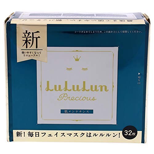 【日本直送】 LULULUN LULULUN Precious GREEN 32片（皮肤保养型）面膜