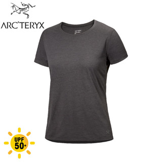 【ARC'TERYX 始祖鳥 女 Taema 快乾短袖圓領衫《雜黑》】X000007309/T恤/運動衫/排汗衣