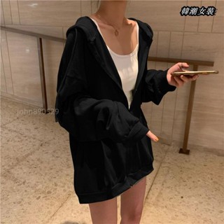 🔥韓潮大碼女裝🔥薄款寬鬆長袖防曬衣 100公斤內可穿防曬外套女2021夏季新款ins寬鬆顯瘦大碼開衫空調上衣潮#大尺