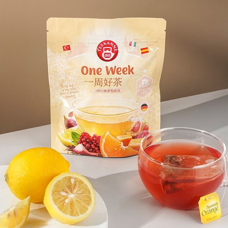 茶包 teekanne一週茶恬康樂7口味一週好茶獨立包裝水果茶花果茶包袋裝