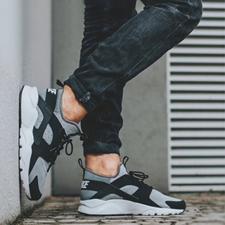 NIKE Air Huarache Run Ultra 黑灰 武士 黑白 無縫線 熊貓 男女鞋 819685-010