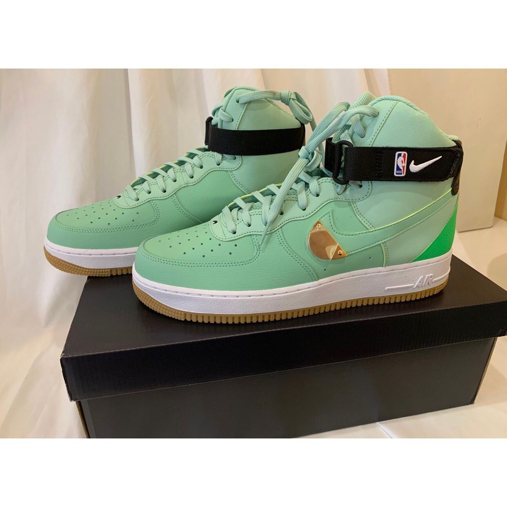 限時特惠 Nike Air Force High NBA 白綠 板鞋 籃球鞋 CT2306-300 男女鞋