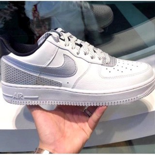 NikeAir Force 1 AF1空軍3M反光機能大logoBQ4421 BQ5484-100 慢跑鞋