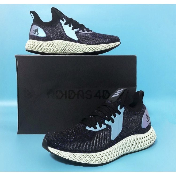 adidas AlphaEdge 4D 黑紫 步 運動 FV6106 慢跑鞋