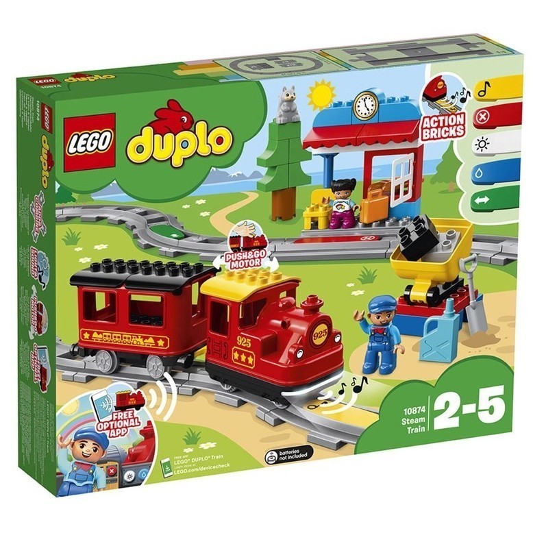 LEGO 10874 蒸汽列車 得寶系列【必買站】樂高盒組