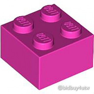 LEGO零件 基本磚 2x2 3003 深粉紅 4251571【必買站】樂高零件