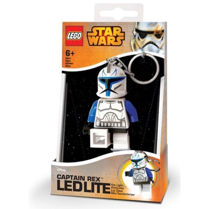 LEGO LGL-KE42 星際大戰 雷克斯上尉(Rex) 鑰匙圈手電筒 (LED)【必買站】樂高文具周邊系列