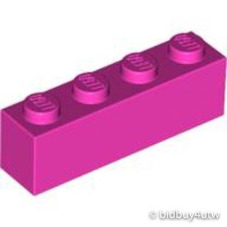 LEGO零件 基本磚 1x4 3010 深粉紅 4621542【必買站】樂高零件