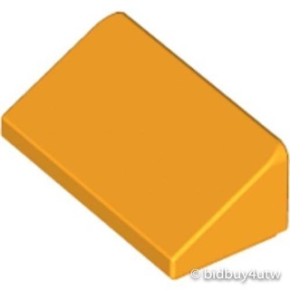 LEGO零件 斜向磚 1x2x2/3 85984 亮橘色 6024286【必買站】樂高零件