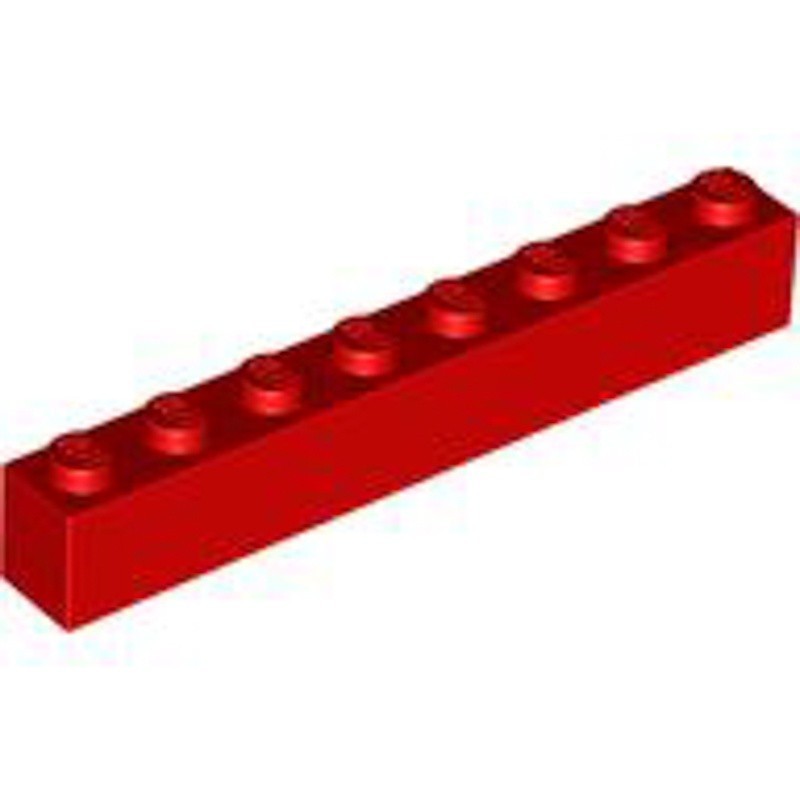 LEGO零件 基本磚 1x8 紅色 3008 300821【必買站】樂高零件