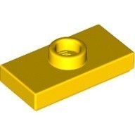 LEGO零件 變形平板磚 1x2 15573 黃色【必買站】樂高零件