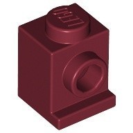 LEGO零件 變形磚 1x1 4070 深紅色【必買站】樂高零件